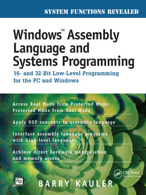 cover image of Windows Assembly Language and Systems Programming